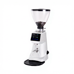 Zero Retention 64MM Espresso <strong>Grind</strong> Machine Coffee Grinder Red Vietnamese Cafe Bean Milling Electricity <strong>Coffe</strong> Grinder Machine - Product Image 1