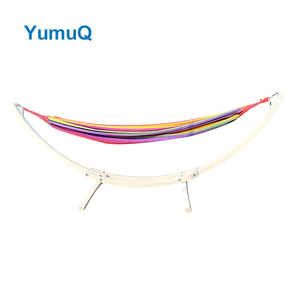 Yumuq 2 người vườn tốt nhất gấp Rocking cong cây thông gỗ đu võng ghế với đứng - Product Image 2