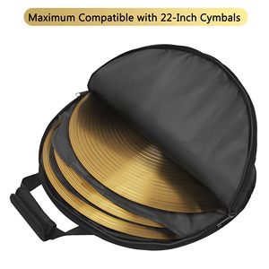 Muestra gratis Juego de bolsa de tambor de 5 piezas Estuche blando de tambor Bolsa de tambor acolchada gruesa Bateristas de protección ligera Transporte a largo plazo - Product Image 3