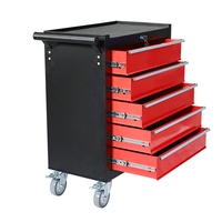 Armoire Métallique de Rangement pour Atelier, Vente Directe d'Usine, 5 Tiroirs, Coffre à Outils en Acier pour Garage