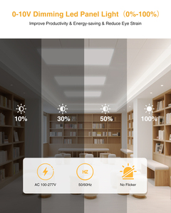 รับประกัน 5 ปี 110Lm/W ETL CETL 2x4 ฟุต 40W 72W CCT ปรับกำลังไฟได้ 0-10V หรี่แสงได้ ไฟ LED แผงสำนักงานแบบติดตั้งบนพื้นผิว - Product Image 3
