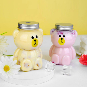 Gấu hình kẹo hộp, dễ thương nhỏ Kẹo hộp rõ ràng nhựa gấu <span class=keywords><strong>container</strong></span> cho vòi hoa sen sinh nhật đảng ủng hộ - Product Image 2