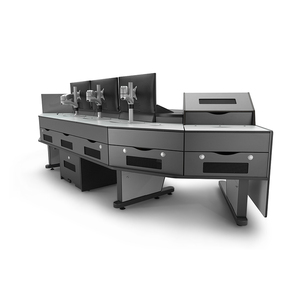 Консоль мониторинга утолщенный workbench командная центральная консоль диспетчерская консоль видео мультимедийный центральный контрольный стол - Product Image 2