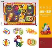 Juguete Educativo STEM, Juego de Entrenamiento Cerebral, Rompecabezas Mágico de Frijoles, Juego Inteligente 3D, Materiales ABS Sensoriales, Juguete Divertido de Aprendizaje