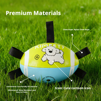 Pelota de Entrenamiento Interactiva de Cuero para Border Collie, Juguete Deportivo Resistente para Perros, para Ejercicio y Juego al Aire Libre