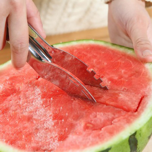 Stainless Steel Watermelon Slicing Knife Cutting Knife Corer <b>Fruit</b> and <b>Vegetable</b> Kitchen Accessories Watermelon Spoon - Product Image 2