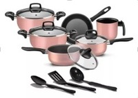 Ensemble d'ustensiles de cuisine pressés Dreeko 1.5MM 2.0MM d'épaisseur Bienvenue OEM Casseroles pressées et pot à lait Ensemble de cuisine en céramique avec ustensiles