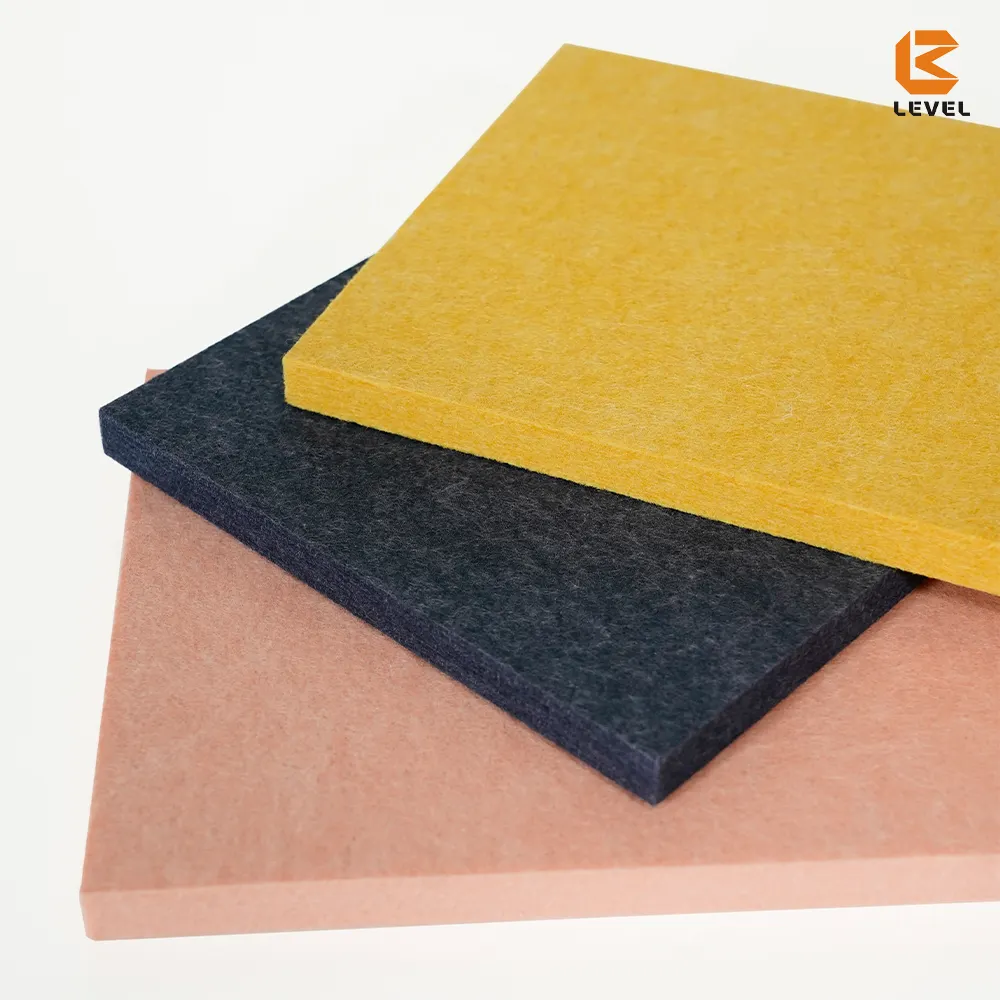 Factory Wholesale Custom 9mm/12mm Polyester Felt Wall Panels For Office Decorative