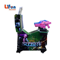 Machine de jeu d'arcade de tir à monnayeur Lifun pour enfants, simulateur vidéo avec moniteur 22 pouces, divertissement pour enfants pour 2 joueurs