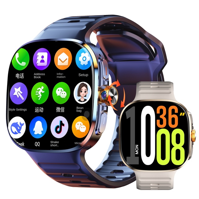 M99 Smart Watch HD AMOLED Large Screen Independent APP Download Android OS 5G Card GSM IP67 Activity Tracker Download Photo
