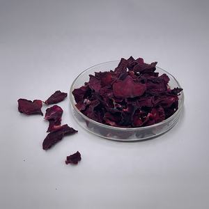 HONGDA geröstete gefrorene getrocknete trockene rote Rosen blätter zum Teetrinken - Product Image 2