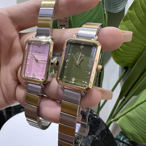 <span class=keywords><strong>Montre</strong></span> à quartz pour <span class=keywords><strong>femme</strong></span> Scottie 9058x carrée en acier inoxydable, alliage, étanche, avec mouvement Citizen, <span class=keywords><strong>montre</strong></span>-bracelet pour <span class=keywords><strong>femme</strong></span> - Product Image 4
