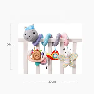 Neue Produktideen für Kinder Babybett Bettwäsche-Set Caterpillar Vocal ize Plüsch puppen Babys pielzeug Puppe für Festival geschenke