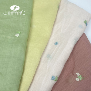 Tissu en <span class=keywords><strong>lin</strong></span> de ramie 100 % écologique pour robe, broderie unie, frais et respirant pour l'été, vendu <span class=keywords><strong>au</strong></span> mètre - Product Image 5