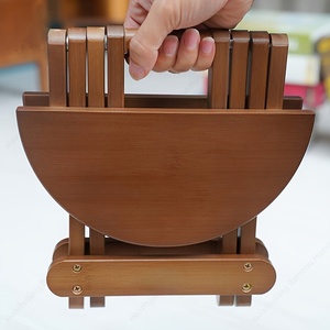 Taburete <span class=keywords><strong>Plegable</strong></span> Moderno de Madera Maciza, Portátil, para Sala de Estar, Dormitorio, Entrada, Banco para Cambiar Zapatos - Product Image 3