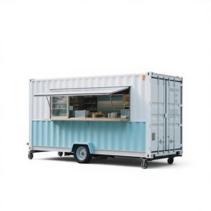 Contenedor de Envío Convertido en Cafetería, Bar Portátil para Exteriores, Diseño Contemporáneo, Robusto, Duradero, Alta Utilización del Espacio - Product Image 1