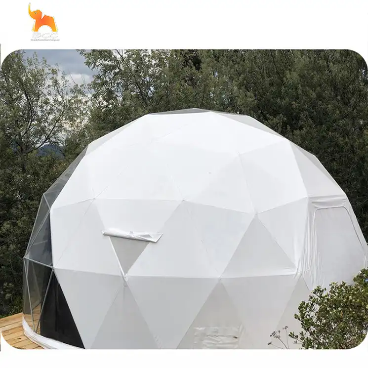 Tenda Geodesic Kubah Tenda Luar Ruangan Igloo Tenda Kemah Kubah Tiup