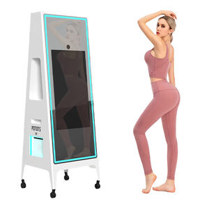 Wedding Selfie Mirror Photo Booth Software <b>Machine</b> Interactive Touch Magic Mirror Photo Booth Coin Operated <b>Games</b> - Product Image 6