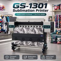 Imprimante à sublimation thermique haute vitesse 1,3 m, tête Epson I3200, machine d'impression textile numérique pour les petites entreprises