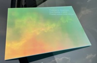 Plaque acrylique irisée colorée découpée au laser pour l'art, la publicité et la décoration SevenneonLighting Rainbow 200x200MM Taille Chine continentale