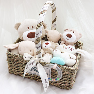 Algodón orgánico bebé niña juguete regalos manta para nueva mamá mujeres embarazadas recién nacido Baby show <span class=keywords><strong>regalo</strong></span> Conjunto personalizado bebé juguete <span class=keywords><strong>regalo</strong></span> presente - Product Image 6