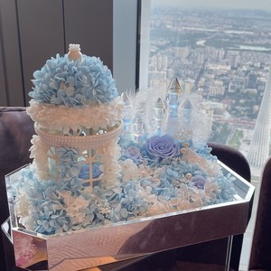 Rose éternelle <span class=keywords><strong>de</strong></span> conte <span class=keywords><strong>de</strong></span> fées pour célébrités d'Internet, Princesse des contes <span class=keywords><strong>de</strong></span> fées, Rose en cristal préservée, Boîte cadeau artisanale Saint-Valentin Noël - Product Image 3