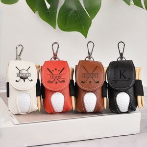 Bolsa Portátil de PU Grabada Personalizada, Porta Pelotas y Tees, Riñonera, Accesorio, Regalo para Amantes del Golf - Product Image 2