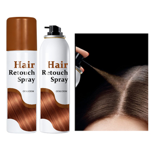 <span class=keywords><strong>Spray</strong></span> de retouche capillaire OEM ODM – Couvre les cheveux blancs, corrige la couleur, fixe la teinture – Aérosol – Usine cosmétique - Product Image 1