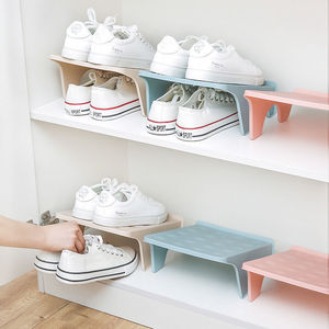 Plastic double-layer <b>shoe</b> <b>rack</b>, double-layer <b>shoe</b> tray, cabinet integrated <b>shoe</b> <b>rack</b>, <b>shoe</b> organizer, slipper <b>storage</b> <b>rack</b> - Product Image 1