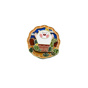 Pin Esmaltado Personalizado Semitransparente con Vidrio Teñido y Piezas Móviles, Pin de Marca Personalizado con Partes Móviles - Product Image 2