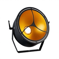 STSLITE - Projecteur LED professionnel ultra-plat 200W, lumière de retour colorée, contrôle DMX512/activation sonore, indice de protection IP33, en alliage d'aluminium, pour événements