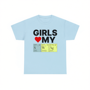 Las chicas adoran mi camiseta de ciencia y química, camiseta divertida con meme, cringe, embarazosa e inapropiada - Product Image 1