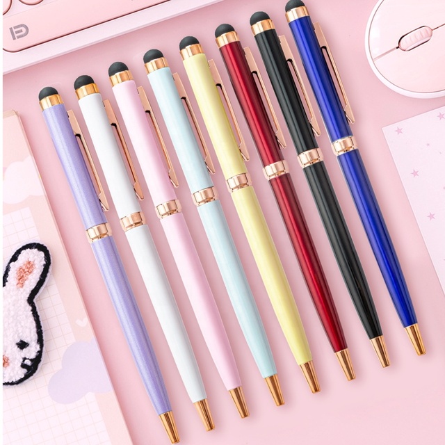 Beautiful Pen Made in China Business Roller Ball Point Pen Colorful Metal Promotional Luxury Cute Ballpoint Gel Pink Pens