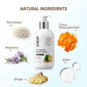 Acondicionador de Crema de Agua de Arroz Orgánica con Logotipo Privado Personalizado OEM, Deja tu Cabello Suave, Sedoso y Brillante - Product Image 3