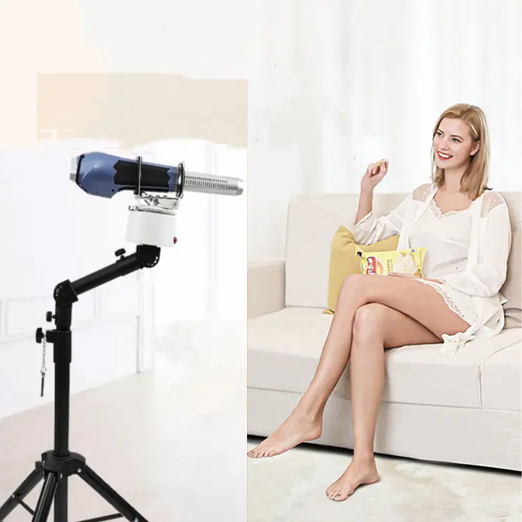 Professional itera blower tripod stainless steel metal holder terahertz cell therapy three legs auto 360 degree rotation stand