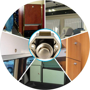 <b>Small</b>-Sized Camper Van <b>Cabinet</b> Door Furniture Lock Button Handle Plastic Material Master Keyed Durable Easy Installation School - Product Image 4