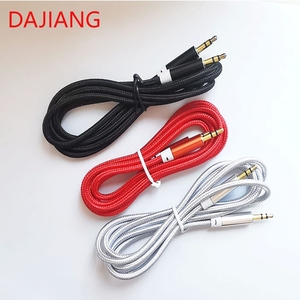 दाजियांग थोक 3.5 मिमी नायलॉन बैएडेड स्टीरियो ऑडियो केबल कॉर्ड मोबाइल फोन और स्पीकर 3.5 मिमी पुरुष केबल के साथ संगत - Product Image 5