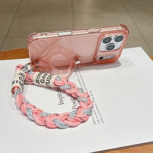 <span class=keywords><strong>Funda</strong></span> Brillante <span class=keywords><strong>con</strong></span> Diseño de <span class=keywords><strong>Cuerda</strong></span> y Correa para <span class=keywords><strong>iPhone</strong></span> 17/17 Air/17 Promax - Product Image 3