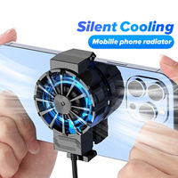 Ventilateur de refroidissement pour smartphone, radiateur de téléphone portable, refroidissement silencieux pour diffusion en direct, portable, type-C USB Redmi pour téléphone