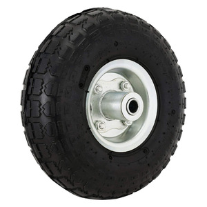 Rueda neumática de caucho 4.10/3.50-4 con llanta de acero para camioneta de carga o carrito de jardín - Product Image 2