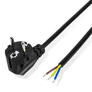 EU CEE7/7 Plug To IEC C13 6 Foot Power Cord With VDE ENEC Approvals Suitable For Use As A Europe PC Computer Power Cord