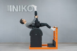 Venta caliente <span class=keywords><strong>INIKO</strong></span> Equipo de fitness Escalera de acero Barril Pilates Yoga multifuncional Blanco y negro - Product Image 3