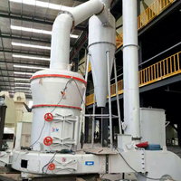 Système de broyage Raymond à haute pression de 100 TPH, ligne de production complète de broyage de poudre de quartz pour le gypse