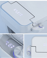 WC intelligent moderne automatique à double chasse, avec cuvette carrée en céramique, bidet intégré, à poser au sol, pour salle de bain domestique