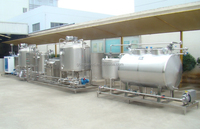 Équipement de mini-usine de transformation laitière automatique à bon prix, équipement de laboratoire mini automatique pour la production de lait pasteurisé 100l/h 500l/h à vendre
