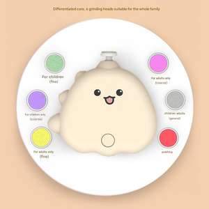 Cortauñas Eléctrico <span class=keywords><strong>para</strong></span> Bebés con Diseño Adorable, Cortauñas Portátil de Acero Inoxidable, <span class=keywords><strong>Lima</strong></span> de <span class=keywords><strong>Uñas</strong></span> Automática Segura - Product Image 3