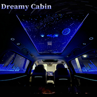Lampe de plafond intérieure de voiture 12V 13.2W, effet ciel étoilé, éclairage d'ambiance, boîtier PC PET, adaptable à tous les véhicules, éclairage décoratif pour habitacle automobile