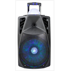 Carrello per altoparlanti portatile bluetooth caixa de som doppio Subwoofer DJ Party Speaker Sound Box <span class=keywords><strong>con</strong></span> microfono - Product Image 1