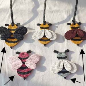 YYHoney Bee PU Leather <b>Bag</b> <b>Charm</b> Cute Fashion Animal Purse <b>Charms</b> Stylish Leather Bee <b>Bag</b> <b>Charm</b> for Gifts - Product Image 4