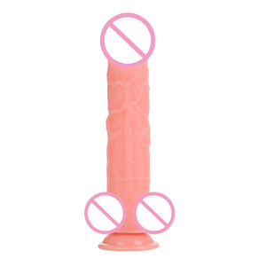 Dildo PVC medis 12 inci dengan cangkir isap mainan seks <span class=keywords><strong>Penis</strong></span> ukuran besar realistis untuk wanita masturbasi produk seks pas untuk dewasa - Product Image 6